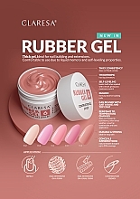 Гель для нарощування нігтів, 12 г - Claresa Rubber Gel — фото N6