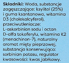 Харчова добавка у вигляді спрею «Вітамін D3 + K2» - Osavi Vitamin D3 + K2 Spray — фото N3