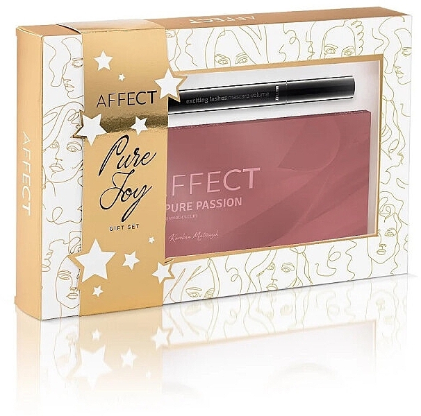 Набір - Affect Cosmetics Pure Joy Gift Set (eye/shadow/pallete/10x2g+mascara/12ml) — фото N1