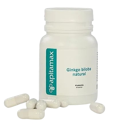 Пищевая добавка "Гинкго билоба" - Apitamax Ginkgo Biloba Natural  — фото N2