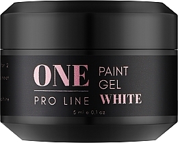 Гель-краска для ногтей - One Pro Line Paint Gel — фото N1