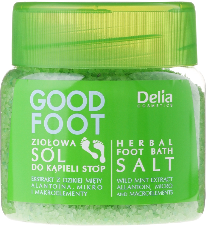 Сіль для ніг - Delia Cosmetics Good Foot Herbal Foot Bath Salt — фото N1