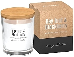 Парфумерія, косметика Ароматична соєва свічка "Лавровий лист і ожина" - Bispol Bay Leaf & Blackberry Soy Candle
