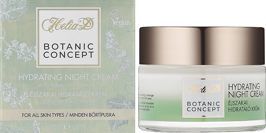 Ночной увлажняющий крем - Helia-D Botanic Concept Cream — фото N2