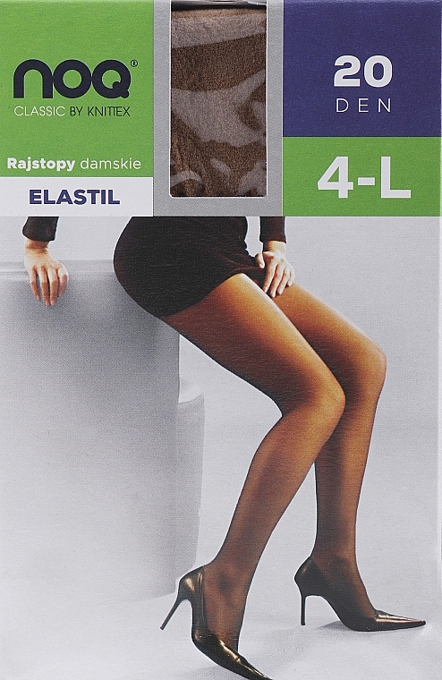 Колготки для жінок "Elastil" 20 Den, Beige - Knittex — фото N3