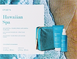 Духи, Парфюмерия, косметика Набор - Pupa Hawaiian Spa Kit 2 (sh/gel/300ml + fluid/spray/200ml + bag)