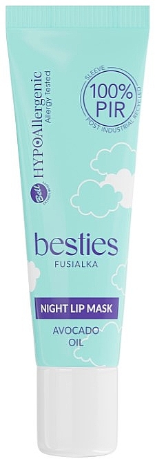 Гипоаллергенная маска для губ на ночь - Bell HypoAllergenic x Besties Night Lip Mask — фото N1