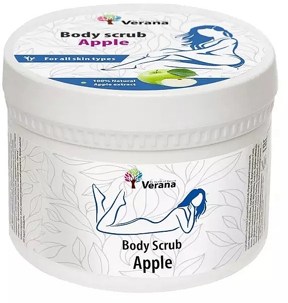 Скраб для тела "Яблоко" - Verana Body Scrub Apple — фото N1