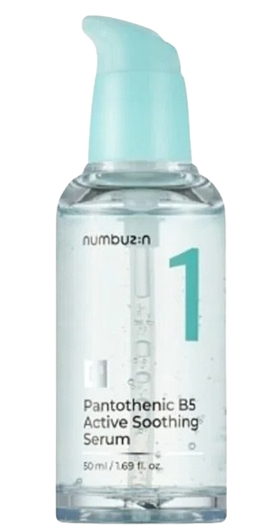 Заспокійлива сироватка для обличчя - Numbuzin No.1 Pantothenic B5 Active Soothing Serum — фото N1