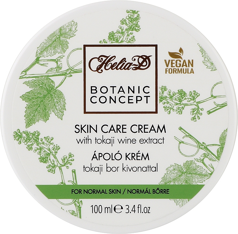 Крем для тіла з екстрактом токайського вина - Helia-D Botanic Concept Cream — фото N1