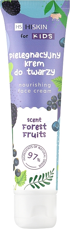 Зволожуючий крем для обличчя з ароматом лісових ягід - HiSkin Kids Nourishing Face Cream — фото N1
