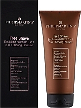 УЦЕНКА Эмульсия до, для и после бритья - Philip Martins Free Shave 3 in 1 Shaving Emulsion * — фото N5