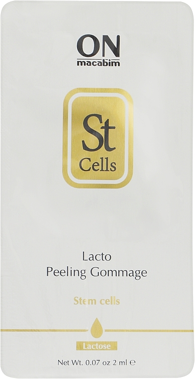 Лакто пилинг-гомаж - Onmacabim St Cells Lacto Peeling Gommage (пробник) — фото N1