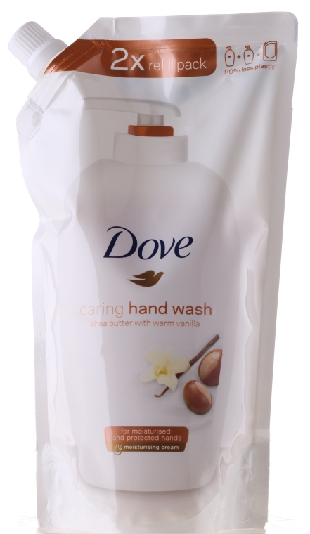 Мыло для рук "Масло ши и ваниль" - Dove (дой-пак) — фото N3