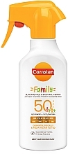 Солнцезащитное молочко-спрей для всей семьи - Carroten Family Suncare Face & Body Milk Spray SPF50 — фото N1