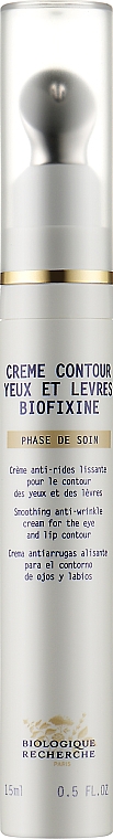 Крем-контур для зоны вокург глаз - Biologique Recherche Creme Contour Yeux et Levres Biofixine — фото N1