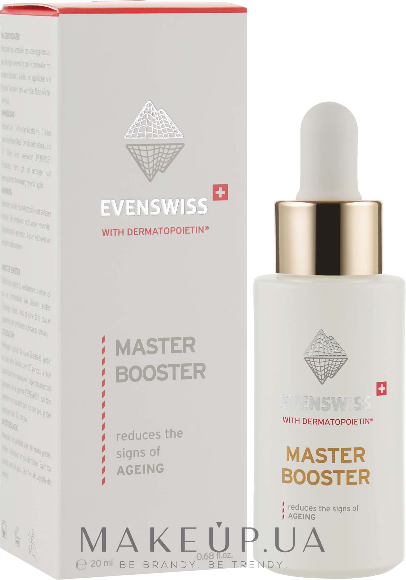 Сыворотка-бустер для омоложения и сияния кожи лица - Evenswiss Master Booster Concentrate  — фото 20ml
