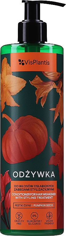 Кондиционер для ослабленных и поврежденных волос "Семена тыквы" - Vis Plantis Pumpkin Seed Conditioner — фото N1
