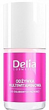 Парфумерія, косметика Вітамінний коктейль для нігтів - Delia Cosmetics Active Multivitamin Nail Conditioner