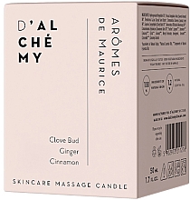 Свеча для массажа лица и тела "Маврикия" - D'Alchemy Skincare Massage Candle — фото N2