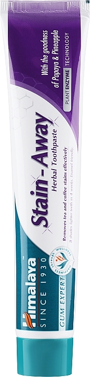 Зубна паста - Himalaya Herbals Stain-Away Toothpaste — фото N1