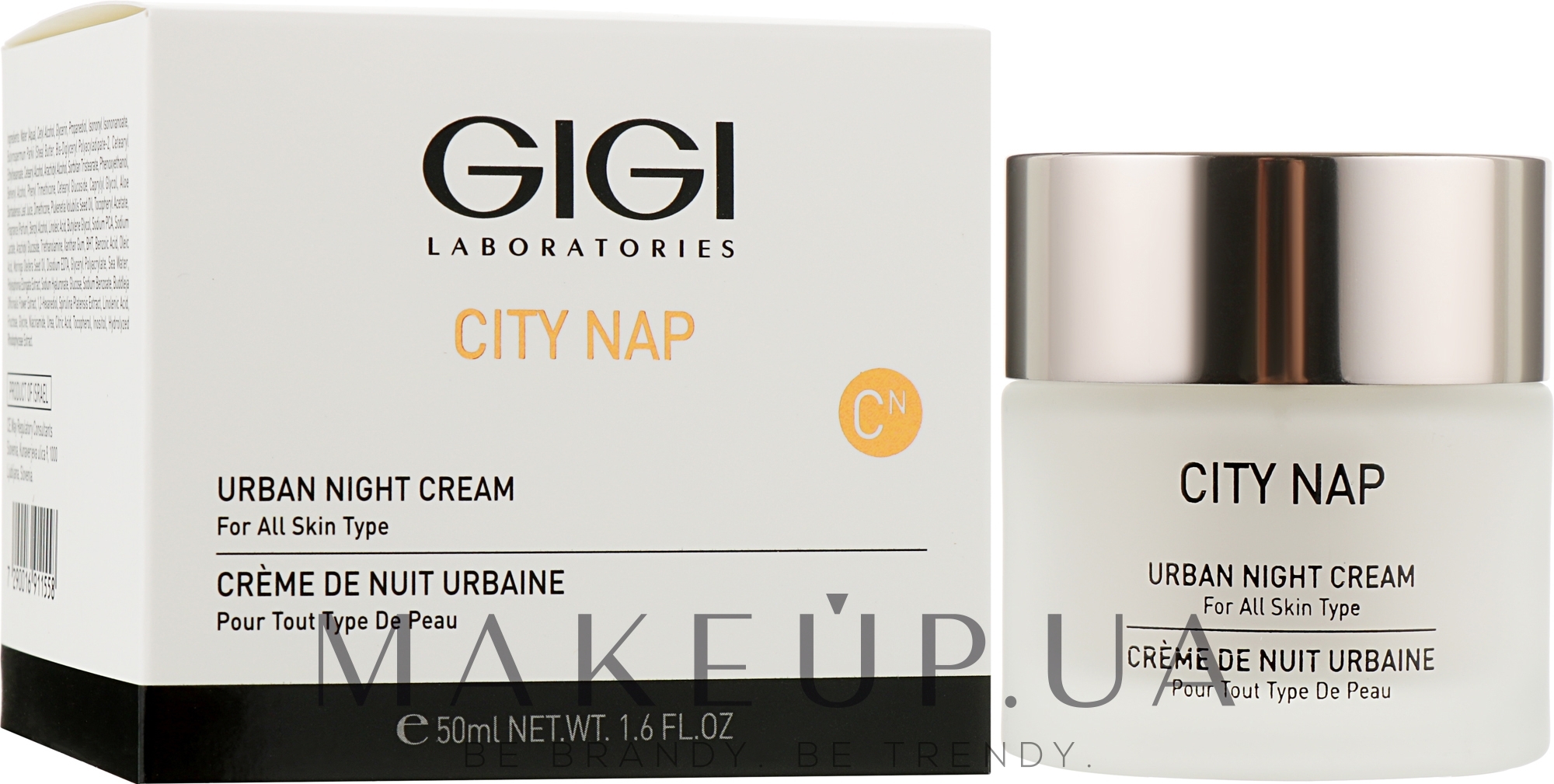 Крем нічний для обличчя - Gigi City Nap Urban Night Cream — фото 50ml