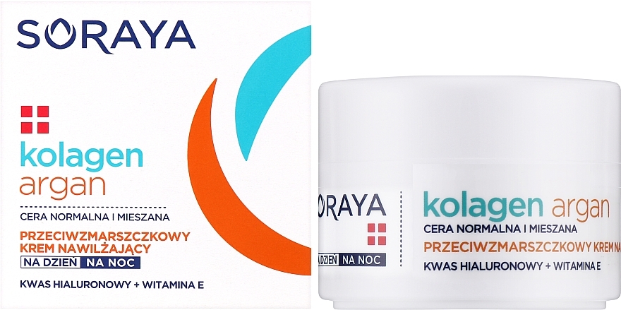 Увлажняющий крем против морщин - Soraya Kolagen i Argan Moisturizing Cream — фото N2