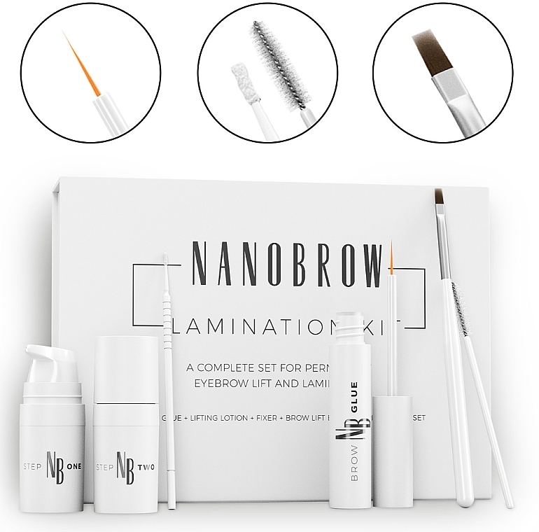 Набор для ламинирования бровей - Nanobrow Lamination Kit — фото N2