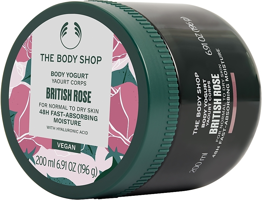 Йогурт для тіла "Британська троянда" - The Body Shop British Rose Body Yogurt — фото N2