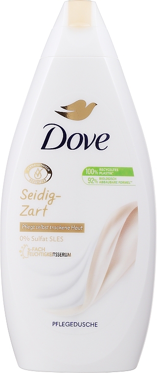 Гель для душу "Живильний шовк" - Dove Nourishing Silk — фото N1