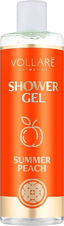 Гель для душу "Літній персик" - Vollare Summer Peach Shower Gel — фото N1