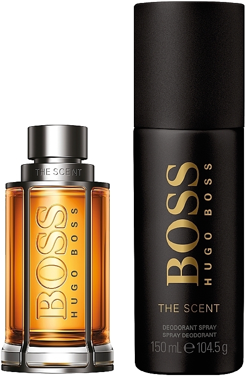 BOSS The Scent - Набор (edt/50ml + deo/spray/150ml) — фото N2