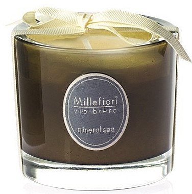 Ароматическая свеча "Минеральное море" - Millefiori Milano Via Brera Candle Mineral Sea — фото N3