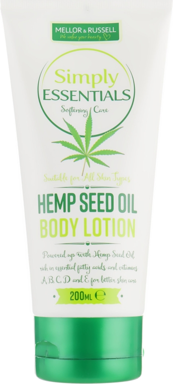 Лосьон для тела - Mellor & Russell Simply Essentials Hemp Seed Oil Body Lotion