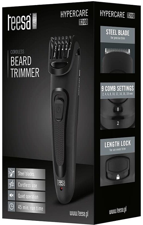 Триммер для стрижки бороды - Teesa Beard Trimmer Hypercare T200 — фото N6