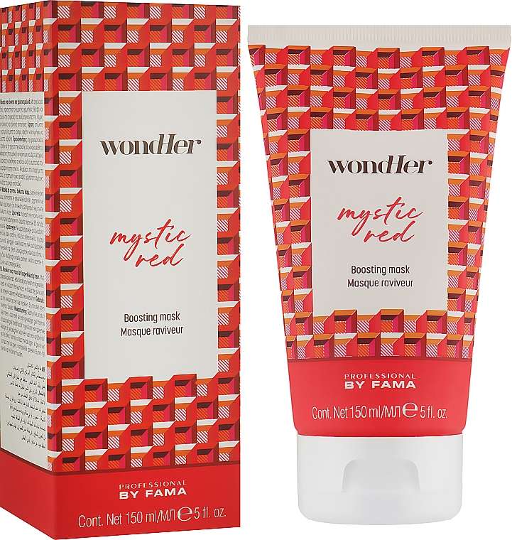 Маска для мідних і червоних відтінків - Professional By Fama Wondher Mystic Red Boosting Mask — фото N2