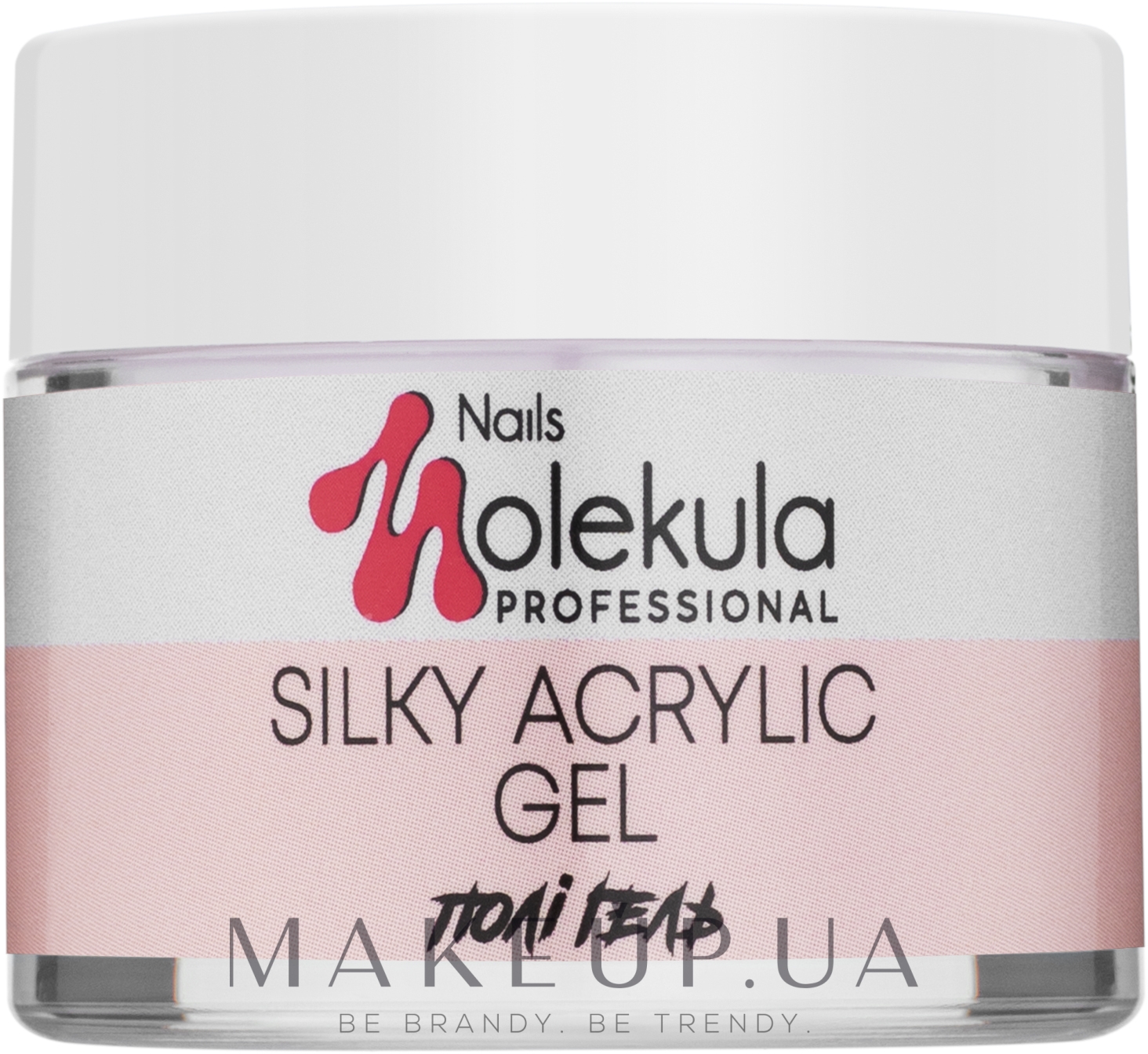 Акрил-гель - Nails Molekula Silky Acrylic Gel Rose-Caramel — фото 15ml