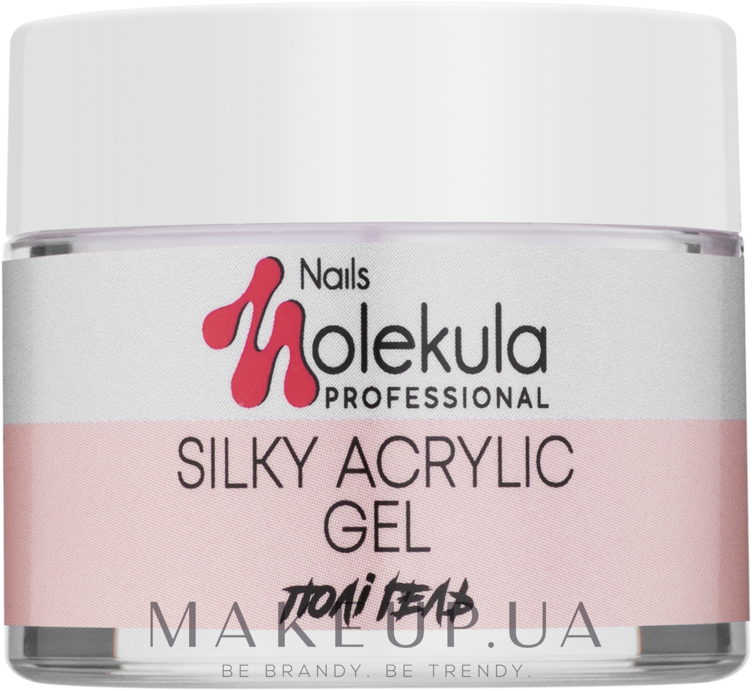 Акрил-Гель - Nails Molekula Silky Acrylic Gel Rose-Caramel — фото 15ml