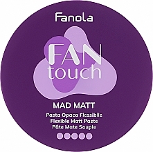 Парфумерія, косметика Матова паста для укладання волосся - Fanola Fantouch Mad Matt Flexible Matt Paste