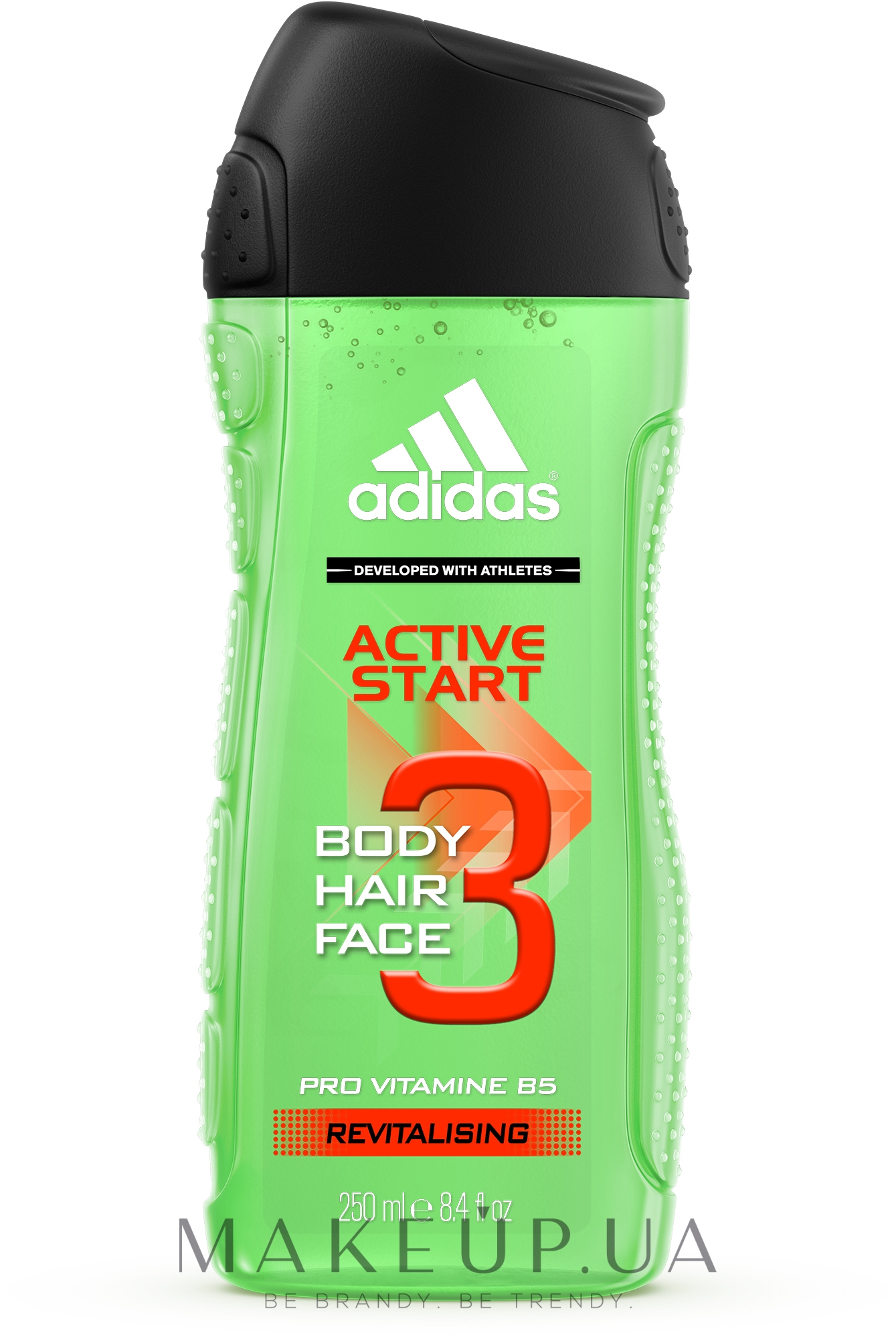 Гель для душа - Adidas Active Start Hair & Body Shower — фото 250ml