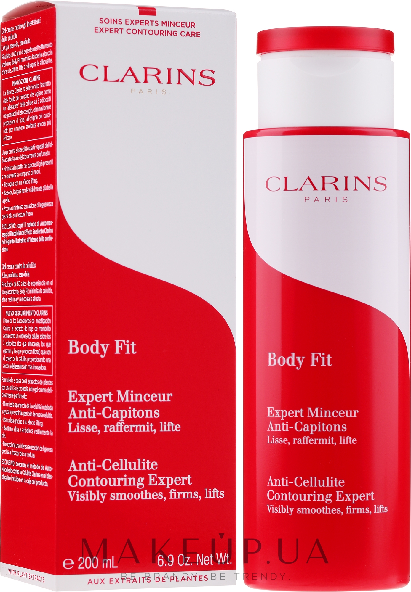 Антицеллюлитный крем-гель - Clarins Body Fit Anti Cellulite Contouring Expert — фото 200ml