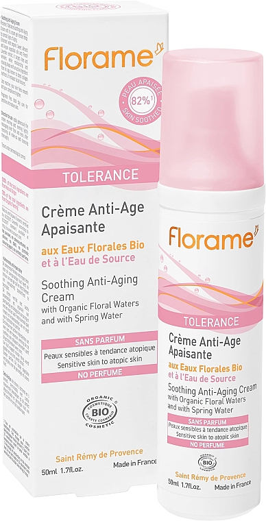 Заспокійливий крем для зрілої шкіри - Florame Tolerance Soothing Anti-Aging Cream — фото N1
