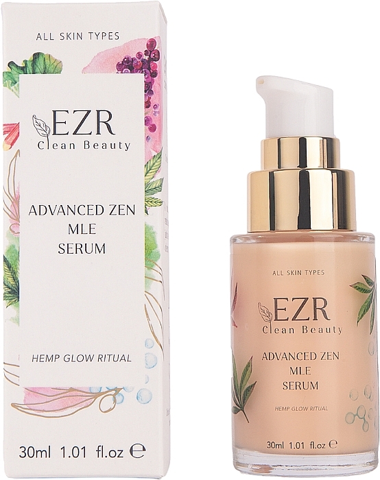 Ламелярна сироватка-концентрат для обличчя - EZR Clean Beauty Advanced Zen Mle Serum — фото N2
