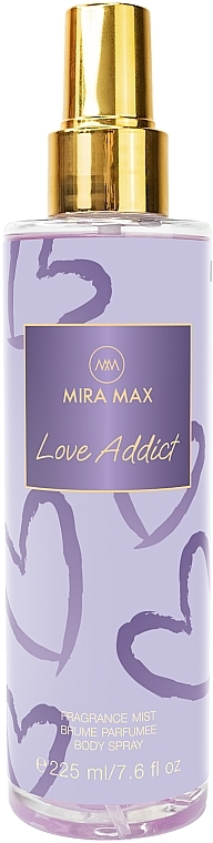 Парфумований спрей для тіла - Mira Max Love Addict Fragrance Mist — фото N1