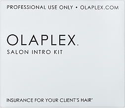 Парфумерія, косметика Набір для захисту волосся при фарбуванні - Olaplex Salon Intro Kit (con/525ml + elixir/2x525ml)