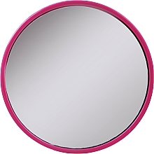 Парфумерія, косметика Компактне кругле дзеркальце, 9511, 7 см, бордове - Donegal