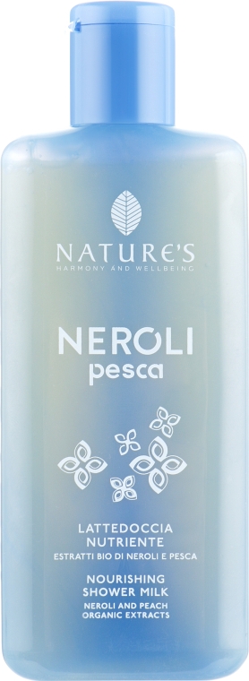 Молочко для тіла з екстрактами неролі й персика - Nature's Neroli Pesca Nourishing Shower Milk — фото N2