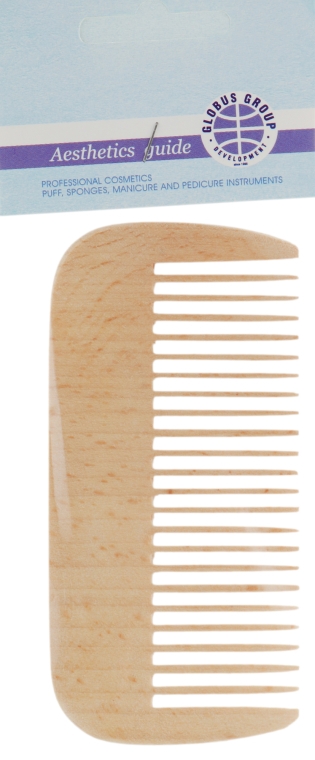 Гребінь для волосся дерев'яний, 99790-1 - Globos Group — фото N1