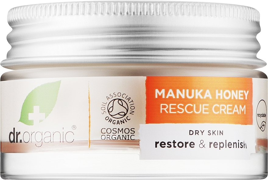 Крем для лица "Манука Мед" - Dr. Organic Manuka Honey Rescue Cream — фото N2