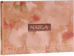 Духи, Парфюмерия, косметика Палетка теней для век - Nabla Cutie Collection Palette Nude